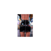 Jupe noire en simili cuir avec zip Lara